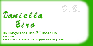 daniella biro business card